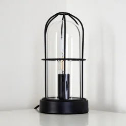 Lampes Industrielles-hofstein Lampe à poser Fortymile Noir, 1 lumière