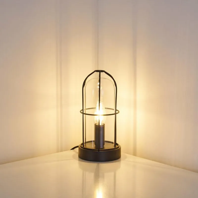 Lampes Industrielles-hofstein Lampe à poser Fortymile Noir, 1 lumière