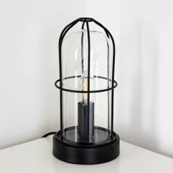 Lampes Industrielles-hofstein Lampe à poser Fortymile Noir, 1 lumière