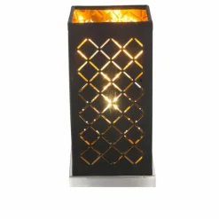 Lampe Turque-Luminaires Globo Lighting Lampe à poser Globo CLARKE Noir, 1 lumière