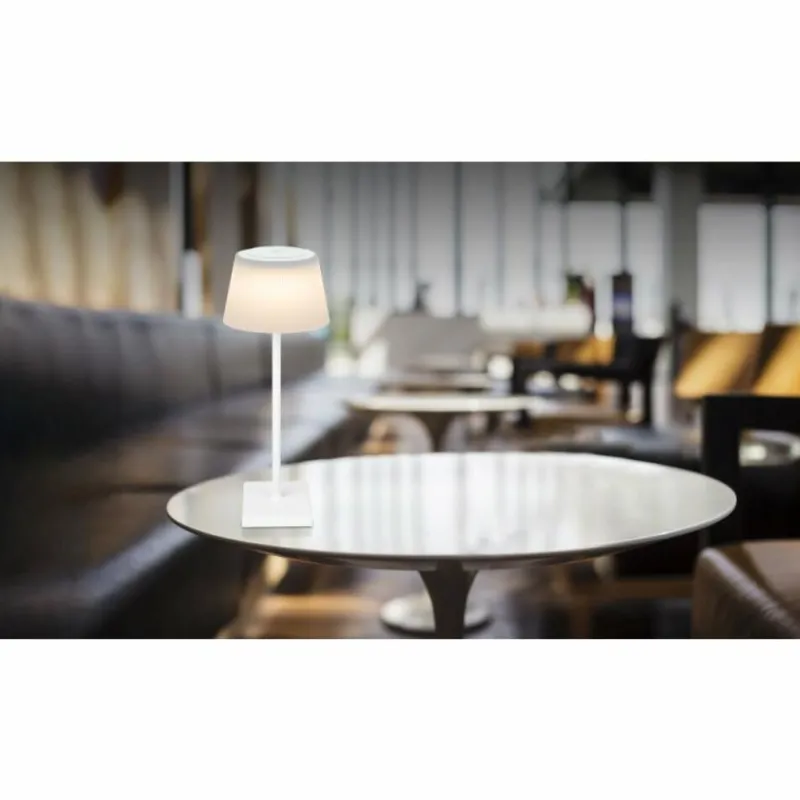 Luminaires Globo Lighting Lampe à poser Globo GREGOIR LED Blanc, 1 lumière