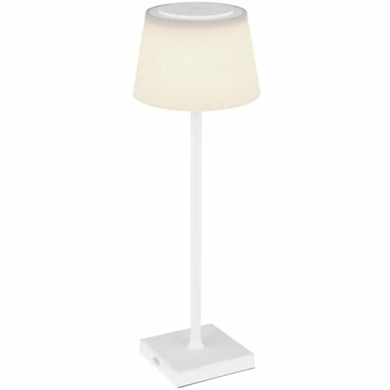 Luminaires Globo Lighting Lampe à poser Globo GREGOIR LED Blanc, 1 lumière