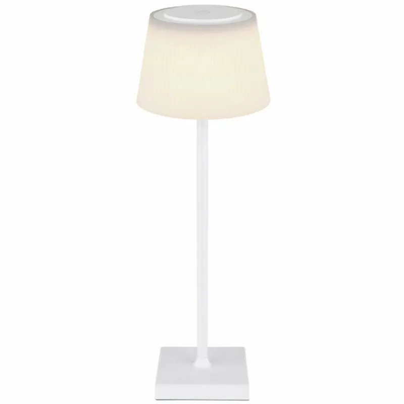 Luminaires Globo Lighting Lampe à poser Globo GREGOIR LED Blanc, 1 lumière