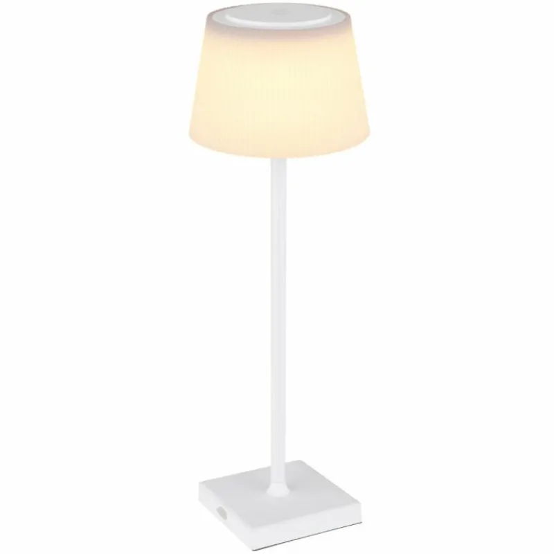 Luminaires Globo Lighting Lampe à poser Globo GREGOIR LED Blanc, 1 lumière