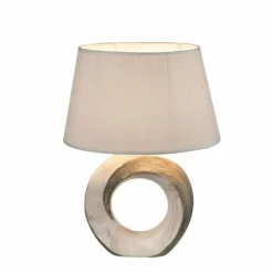 Luminaires Rustiques-Luminaires Globo Lighting Lampe à poser Globo Gris, 1 lumière