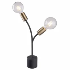 Luminaires Globo Lighting Lampe à poser Globo HEBUL Noir, 2 lumières* Lampes À Poser