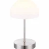 Luminaires Globo Lighting Lampe à poser Globo LED Nickel mat, 1 lumière