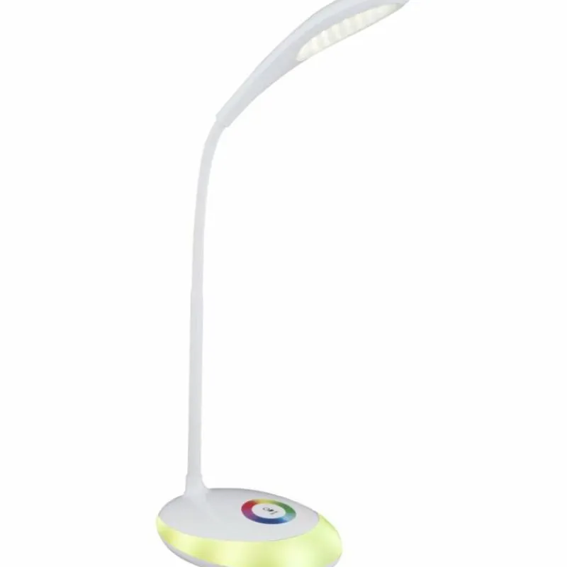 Luminaires Globo Lighting Lampe à poser Globo MINEA LED Blanc, 1 lumière, Changeur de couleurs* Éclairage Led