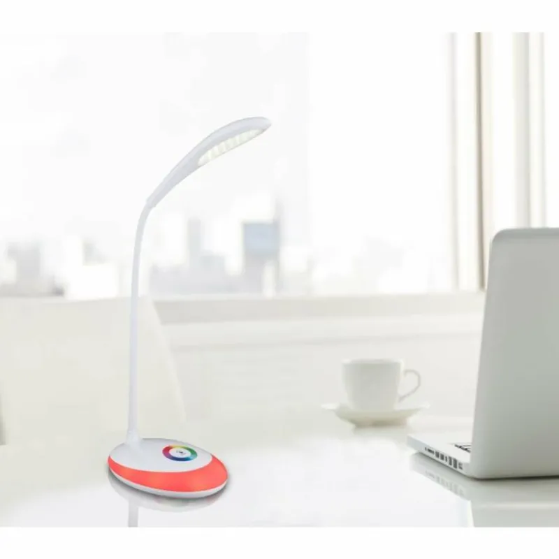 Luminaires Globo Lighting Lampe à poser Globo MINEA LED Blanc, 1 lumière, Changeur de couleurs* Éclairage Led