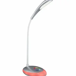 Luminaires Globo Lighting Lampe à poser Globo MINEA LED Argenté, 1 lumière, Changeur de couleurs* Éclairage Led