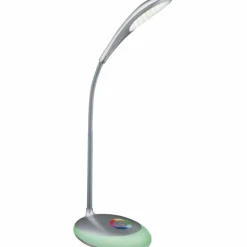 Luminaires Globo Lighting Lampe à poser Globo MINEA LED Argenté, 1 lumière, Changeur de couleurs* Éclairage Led