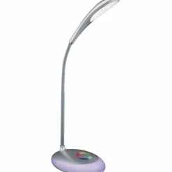 Luminaires Globo Lighting Lampe à poser Globo MINEA LED Argenté, 1 lumière, Changeur de couleurs* Éclairage Led