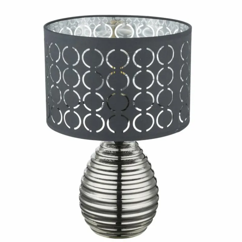 Luminaires Scandinaves-Luminaires Globo Lighting Lampe à poser Globo MIRAUEA Chrome, 1 lumière