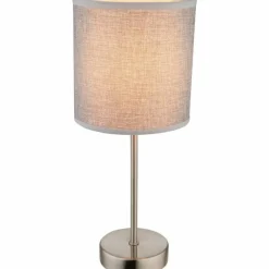 Luminaires Globo Lighting Lampe à poser Globo Nickel mat, 1 lumière* Lampes À Poser