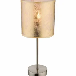 Lampe Turque-Luminaires Globo Lighting Lampe à poser Globo Nickel mat, 1 lumière