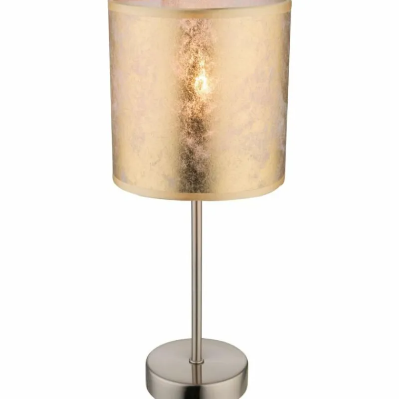 Lampe Turque-Luminaires Globo Lighting Lampe à poser Globo Nickel mat, 1 lumière