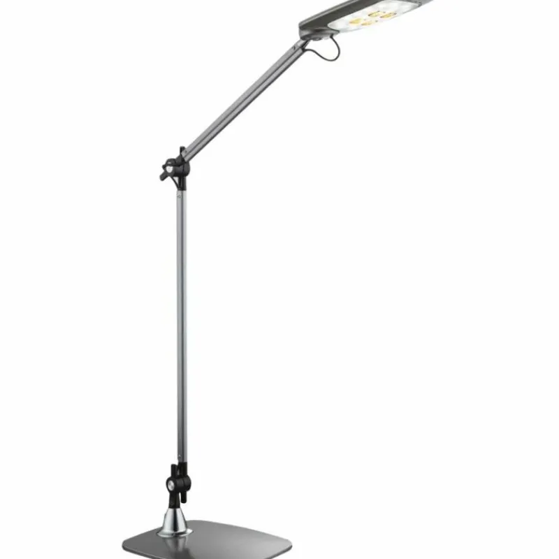 Luminaires Globo Lighting Lampe à poser Globo PATTAYA LED Gris, Noir, Argenté, 1 lumière* Lampes À Poser