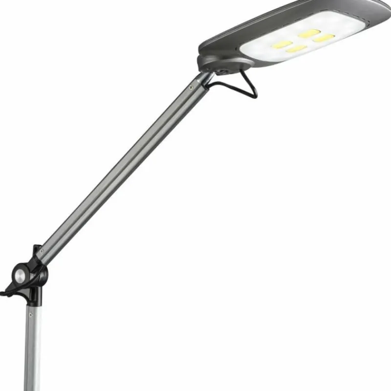 Luminaires Globo Lighting Lampe à poser Globo PATTAYA LED Gris, Noir, Argenté, 1 lumière* Lampes À Poser