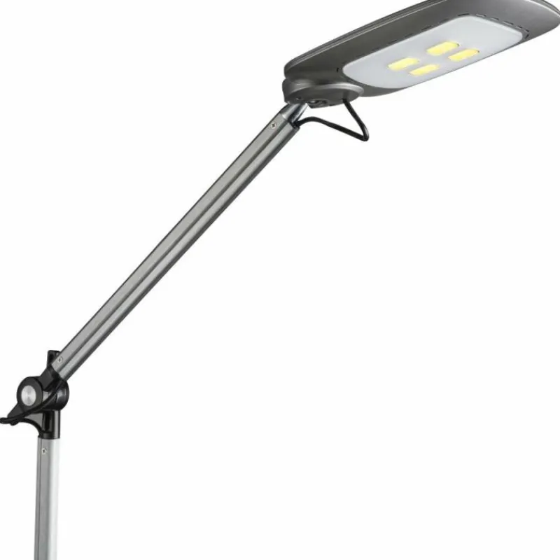 Luminaires Globo Lighting Lampe à poser Globo PATTAYA LED Gris, Noir, Argenté, 1 lumière* Lampes À Poser