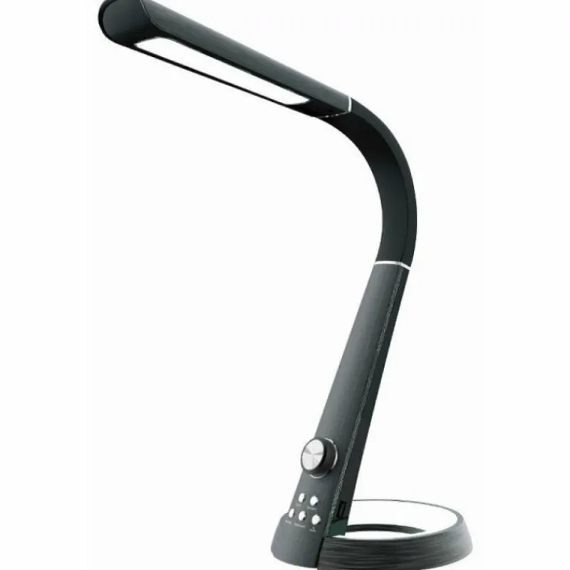 Luminaires Globo Lighting Lampe à poser Globo PINJU Noir, 2 lumières, Changeur de couleurs* Lampes À Poser