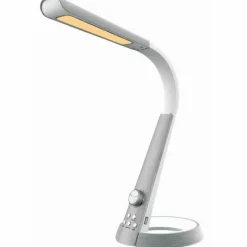 Luminaires Globo Lighting Lampe à poser Globo PINJU Argenté, 2 lumières, Changeur de couleurs* Lampes À Poser