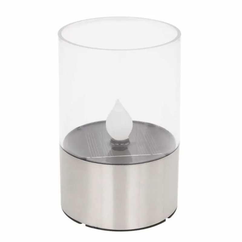 Luminaires Globo Lighting Lampe à poser Globo SOLAR LED Acier inoxydable, 1 lumière* Lampes À Poser