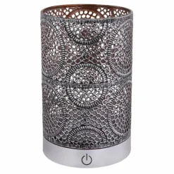 Luminaires Orientaux-Luminaires Globo Lighting Lampe à poser Globo TIMARZ LED Noir, 1 lumière