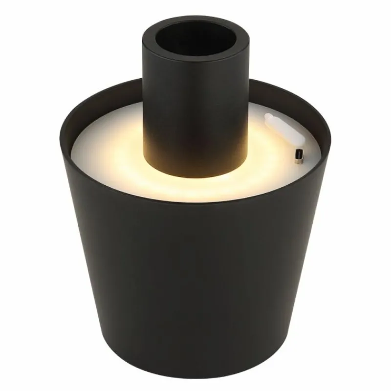 Luminaires Globo Lighting Lampe à poser Globo VANNIE LED Noir, Blanc, 1 lumière