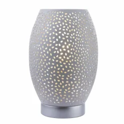 Luminaires Globo Lighting Lampe à poser Globo VAS Argenté, 1 lumière* Lampes À Poser