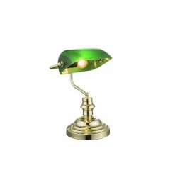 Luminaires Rustiques-Luminaires Globo Lighting Lampe à poser Globo Vert, 1 lumière