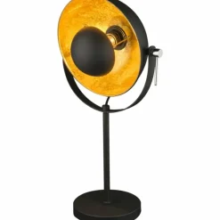Lampes Industrielles-Luminaires Globo Lighting Lampe à poser Globo XIRENA Noir, 1 lumière