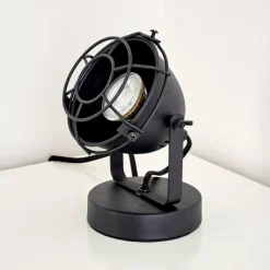 hofstein Lampe à poser Glostrup Noir, 1 lumière