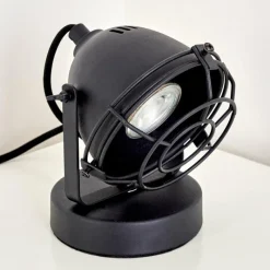 hofstein Lampe à poser Glostrup Noir, 1 lumière