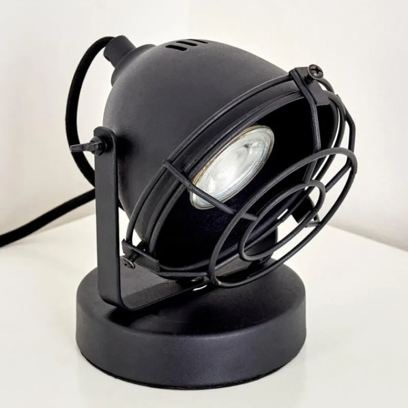 hofstein Lampe à poser Glostrup Noir, 1 lumière