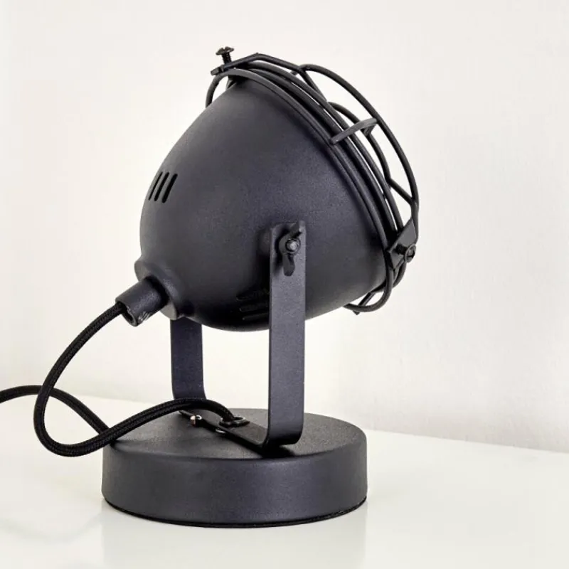 hofstein Lampe à poser Glostrup Noir, 1 lumière