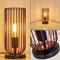 hofstein Lampe à poser Gresso Noir, 1 lumière