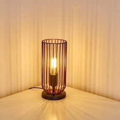 hofstein Lampe à poser Gresso Noir, 1 lumière