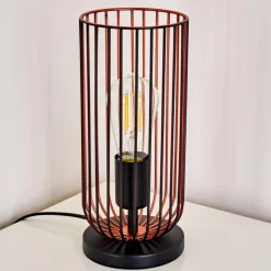 hofstein Lampe à poser Gresso Noir, 1 lumière