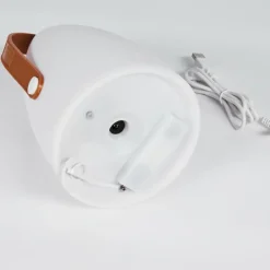 hofstein Lampe à poser Guari LED Brun, Blanc, 1 lumière, Changeur de couleurs