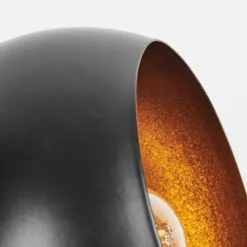 Lampes Dorées-hofstein Lampe à poser Hajo Noir doré, 1 lumière