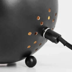 Lampes Dorées-hofstein Lampe à poser Hajo Noir doré, 1 lumière