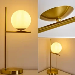 hofstein Lampe à poser Hogatza Laiton, 1 lumière