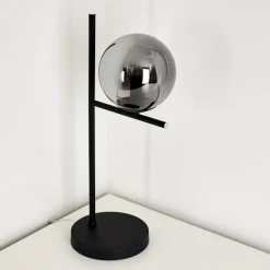 hofstein Lampe à poser Hogatza Noir, 1 lumière