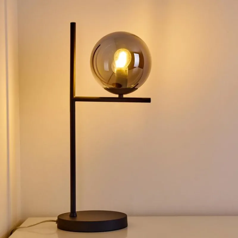 hofstein Lampe à poser Hogatza Noir, 1 lumière