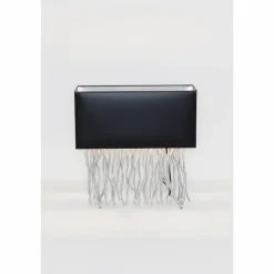 Lampes En Tissu-Luminaires Holländer Lampe à poser Holländer CAPRI Argenté, 2 lumières