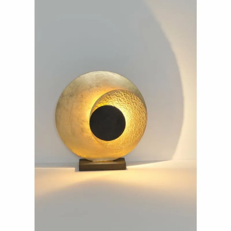 Lampes Dorées-Luminaires Holländer Lampe à poser Holländer LABOCCA LED Brun, Or, Noir, 2 lumières