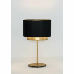 Lampes En Tissu-Luminaires Holländer Lampe à poser Holländer MATTIA OVAL Or, 1 lumière