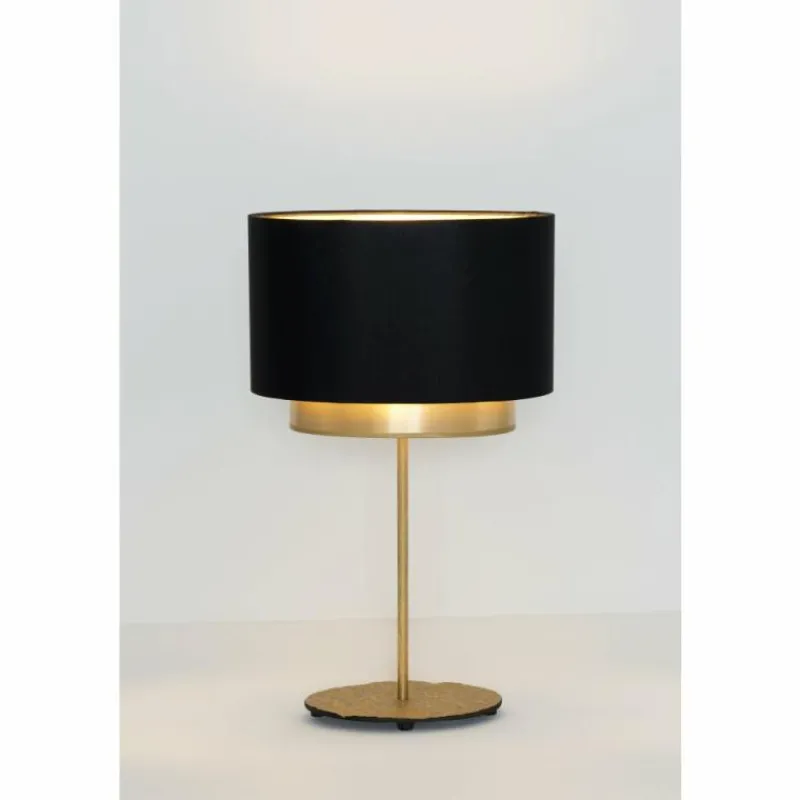 Lampes En Tissu-Luminaires Holländer Lampe à poser Holländer MATTIA OVAL Or, 1 lumière