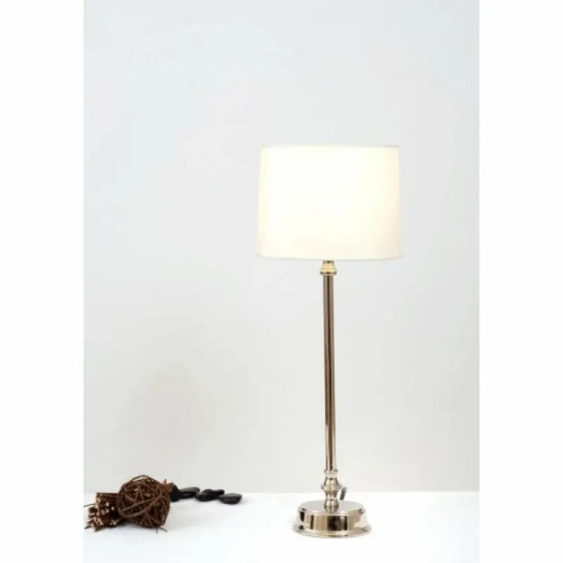 Lampes Dorées-Luminaires Holländer Lampe à poser Holländer NEW YORK TOWER Nickel mat, 1 lumière