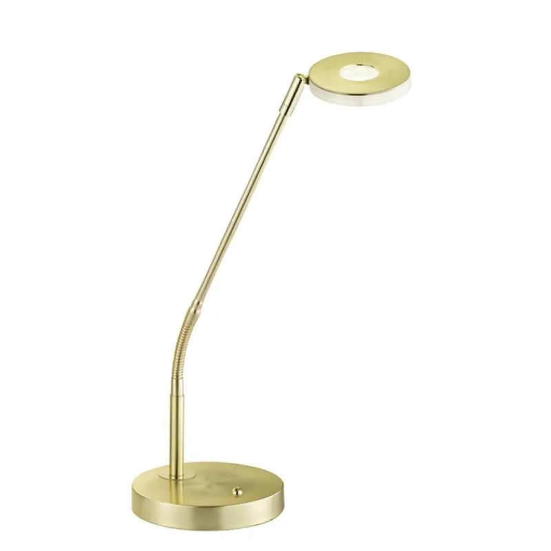 Luminaires Fischer & Honsel Lampe à poser Honsel Dent LED Laiton, 1 lumière, Changeur de couleurs* Lampes À Poser